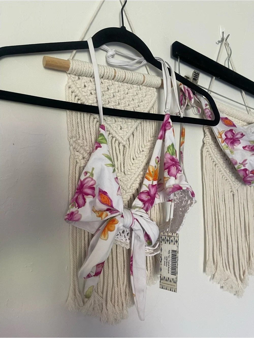 Frankie’s Bikinis Malia Set in Tropical Boquet